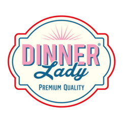 Dinner Lady E-liquid logo featuring premium quality nostalgic vape juice branding.