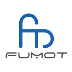 Logo of Fumot E-liquids featuring stylized blue lettering.