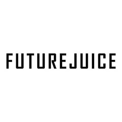 Future Juice logo featuring bold black text on a white background, representing the e-liquid brand.
