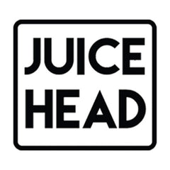 Juice Head E-liquids logo in black and white lettering