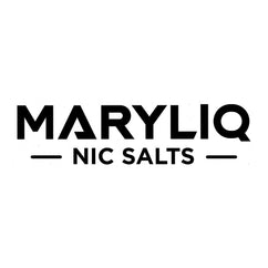 Maryliq Vape Juice logo featuring bold text for Maryliq Nic Salts collection.