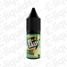 Re Salts Fruit Crush Nic Salt E-liquid 20mg in a 10ml bottle, featuring a tropical fruit blend.