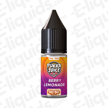 Pukka Juice 50/50 Freebase Vape Juice Berry Lemonade
