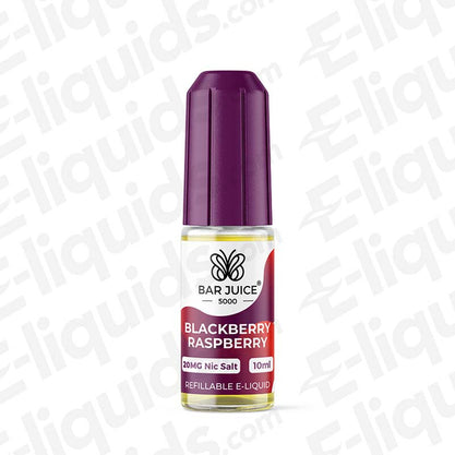 Blackberry Raspberry Bar Juice 5000 Nic Salts 20mg e-liquid bottle