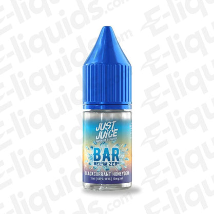 Blackcurrant Honeydew Bar Below Zero Nic Salt Vape Juice by Just Juice