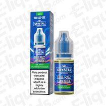 Blue Razz Lemonade Nic Salt Eliquid by SKE Crystal, featuring tangy blue raspberries and zesty lemonade flavors.