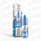 Crystal Clear Bar Blueberry Sour Raspberry nic salt 20mg in a 10ml bottle, featuring berry flavor blend.