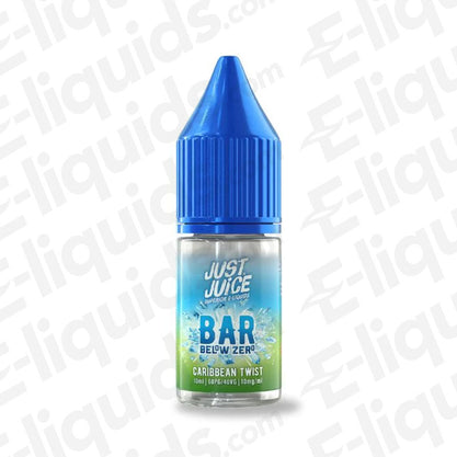 Caribbean Twist Bar Below Zero Nic Salt Vape Juice by Just Juice