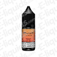 Tiger Blood Nic Salt E-liquid by Elux Legend in a sleek bottle, featuring fruity watermelon and strawberry flavors.