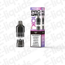 Feoba Pro Plus Grape Ice Prefilled Pod with bold, candy-like Grape and a frosty finish in purple-pink and white packaging.