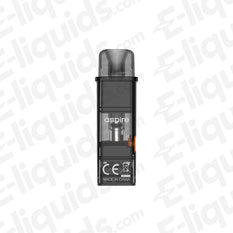 Aspire Gotek X Replacement Vape Pod with adjustable airflow and side stopper, featuring built-in 0.8 Ohm coil for e-liquid.