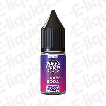 Pukka Juice 50/50 Freebase Vape Juice Grape Soda