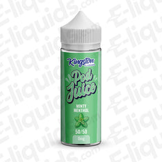 Minty Menthol Pod Juice 50/50 Shortfill Vape Juice by Kingston