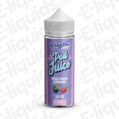 Mixed Berry Lemonade Pod Juice 50/50 Shortfill Vape Juice by Kingston