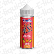 Pineapple Orange Mango Pod Juice 50/50 Shortfill Vape Juice by Kingston