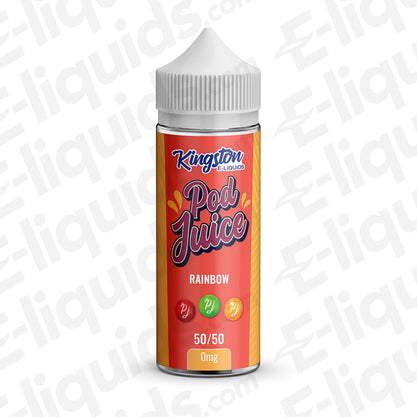 Rainbow Pod Juice 50/50 Shortfill Vape Juice by Kingston