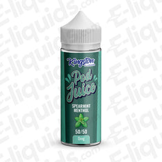 Spearmint Menthol Pod Juice 50/50 Shortfill Vape Juice by Kingston