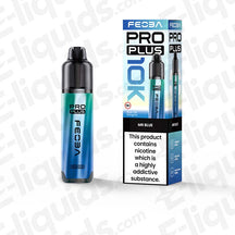 Feoba Pro Plus Mr Blue Prefilled Pod Kit with mixed berries and a cool candy finish in dark blue and white packaging.