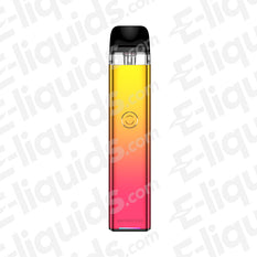 Vaporesso XROS 3 Neon Sun Vape Pod Kit with vibrant gradient design, featuring a refillable pod and built-in 1000mAh battery.