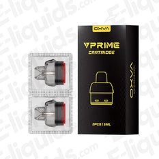 OXVA VPrime XL 0.2 Ohm DTL Pod Pack (2-Pack) with Box, Compatible with VPrime Kit, 2ml Top-Filled Pods, Built-in Mesh Coils.