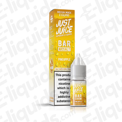 Pineapple Nic Salt Vape Juice by Just Juice