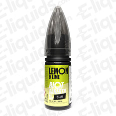 Lemon Lime Bar Edition Nic Salt e-liquid by Riot Squad in a 60ml bottle, featuring vibrant lemon and lime flavors.