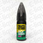 Pineapple Citrus No Ice Nic Salt E-liquid by Riot Squad in a 10ml bottle for MTL vaping.