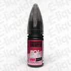 Strawberry Cherry Razz Bar Edition No Ice Nic Salt E-liquid by Riot Squad in a 10ml bottle.