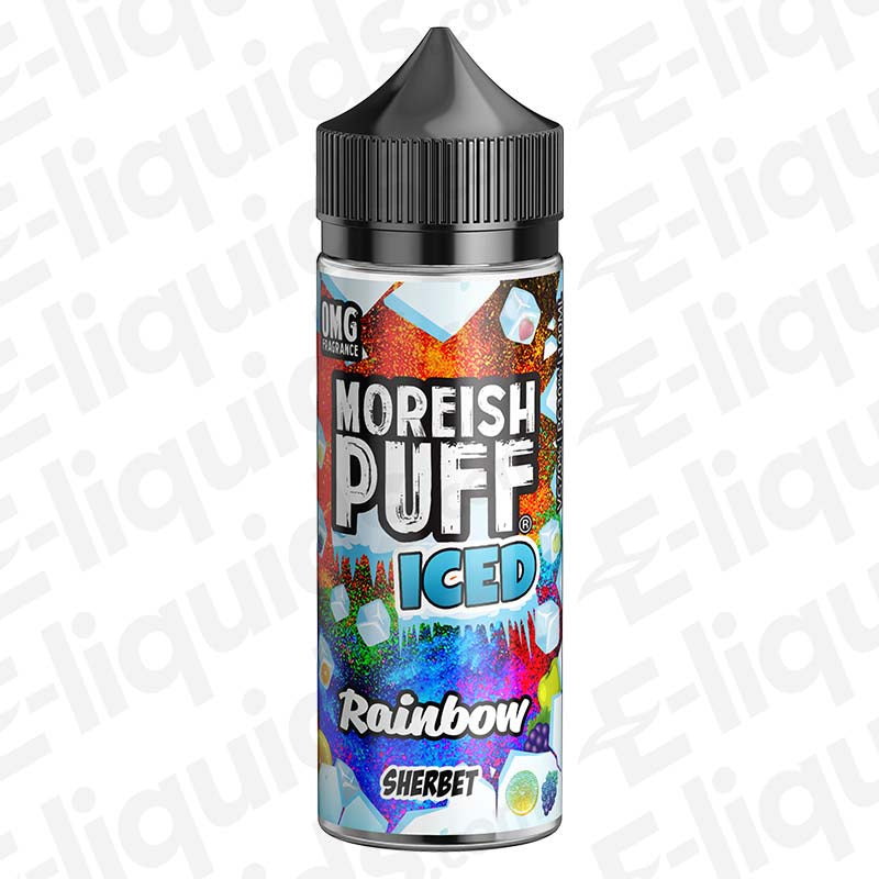 Moreish Puff Iced Rainbow Sherbet Iced Shortfill Vape Juice