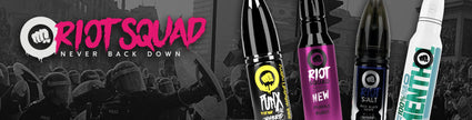 Riot Squad e-liquid bottles with