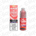 SKE Crystal Watermelon Ice Nic Salt E-liquid in 10ml bottle with vibrant packaging and warning label.