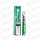 SKE Bar 600 Compliant Pod Kit in Sour Apple Ice flavor, featuring 20mg nic salt, 2ml liquid, and rechargeable design.