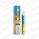 SKE Bar 600 Sour Pineapple Ice Prefilled Pod Kit with 20mg nicotine displayed with packaging.