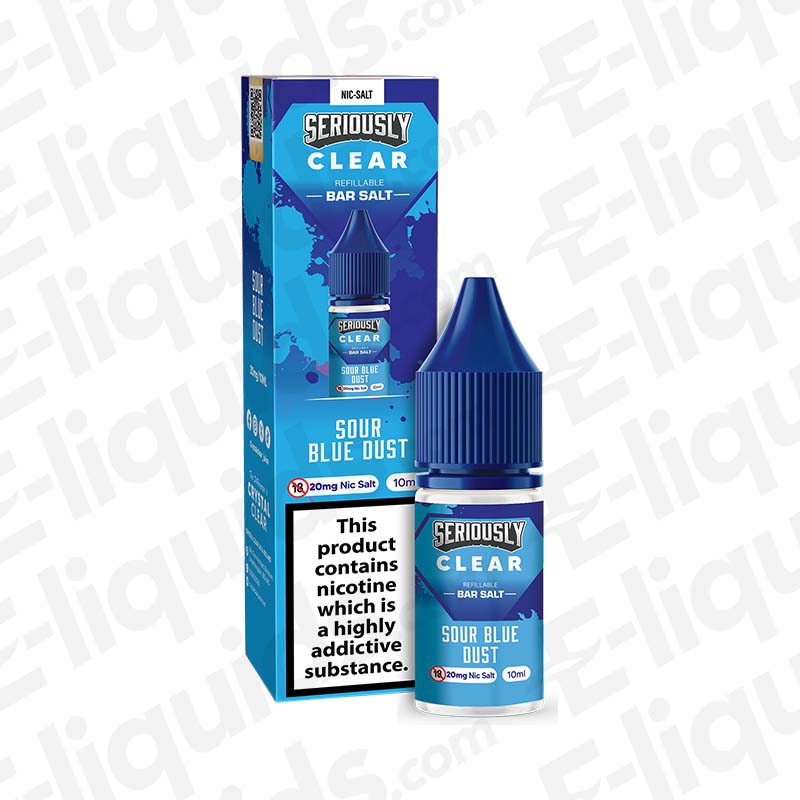 Seriously Clear Sour Blue Dust Nic Salt