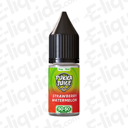 Pukka Juice 50/50 Freebase Vape Juice Strawberry Watermelon