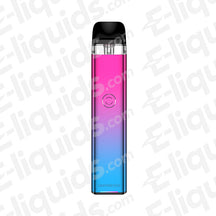 Vaporesso XROS 3 Synthwave Vape Pod Kit with pink and blue gradient design for novice vapers.
