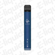 Elfbar Elfa Navy Blue Vape Pod Kit for beginners, mouth-to-lung inhale, closed pod system, portable design, pre-filled pods