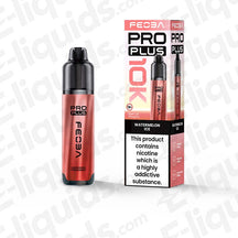 Feoba Pro Plus Watermelon Ice Prefilled Pod Kit with juicy Watermelon and a chilly blast in pink and white packaging.