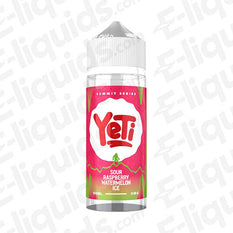 Yeti Summit Series 100ml Shortfill Sour Raspberry Watermelon Ice Vape Juice