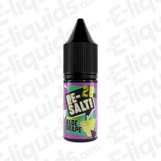 Aloe Grape Nic Salt E-liquid by Re Salt in a 10ml bottle showcasing fresh aloe and juicy grape flavor.