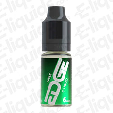 Apple 50/50 E-liquid by EDGE, 10ml bottle with crisp green apple flavor, perfect for pod kits, 6mg strength, 50VG/50PG ratio.