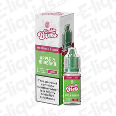 Ohm Brew Double Brew Apple and Rhubarb 20mg Nic Salt E-liquid