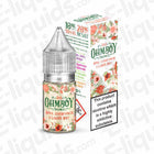 Gala Apple Elderflower Garden Mint Nic Salt E-liquid by Ohm Boy Vol II in 10ml bottle with floral packaging.