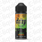 Drip Apple Mango Shortfill E-liquid, 100ml bottle, vibrant flavor blend, ideal for refreshing vaping experience.