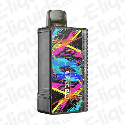 Aspire Gotek Nano Vape Pod Kit in vibrant rainbow design, ideal for beginner and experienced vapers.