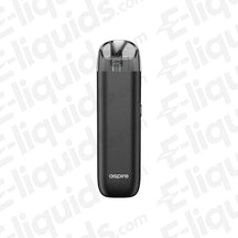 Aspire Minican 3 Pro Pod Kit in sleek black design with pod and auto-draw features for convenient vaping.