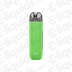 Aspire Minican 3 Pro Pod Kit in vibrant green, featuring a lightweight design and easy-to-read OLED display.