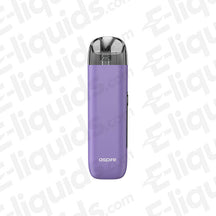Aspire Minican 3 Pro Pod Kit in purple with ergonomic design, featuring 0.69-inch OLED display and auto-draw system.