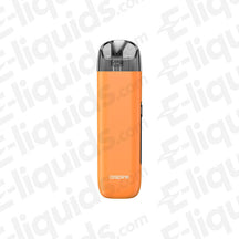 Aspire Minican 3 Pro Pod Kit in vibrant orange color, featuring a sleek design and OLED display.
