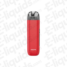 Aspire Minican 3 Pro Pod Kit in vibrant red, featuring auto-draw system and 0.69-inch OLED display for easy vaping.
